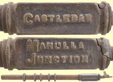 click for 28K .jpg image of Castlebar-Manulla Junction staff
