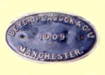 click for 3K .jpg image of BP loco makers' plate