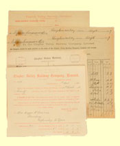 click for 7K .jpg image of Clogher Valley Railway documents