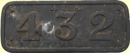 click for 18K .jpg image of GSR loco plate