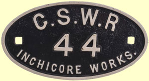 click for 14K .jpg image of GSWR wagonplate
