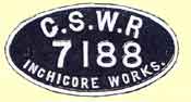 click for 3K .jpg image of GSWR wagon plate