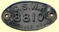 click for 3.7K .jpg image of GSWR wagonplate