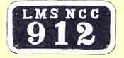 click for 3K .jpg image of LMSNCC wagon plate