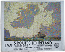 click for 18K .jpg image of LMS routes to Ireland