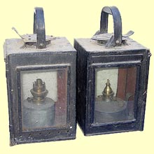 click for 11K .jpg image of MGWR signal lamps