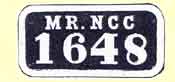 click for 3K .jpg image of MRNCC wagon plate
