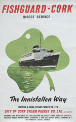 click for 11K .jpg image of 'Fishguard-Cork' poster