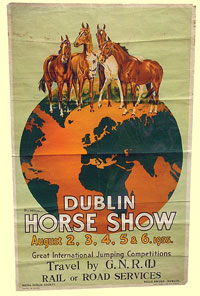 click for 11K .jpg image of GNRI Horse Show poster