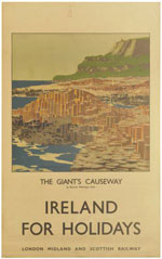click for 11K .jpg image of Giants Causeway poster